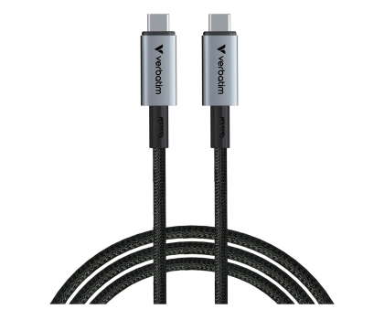 Kabel USB Verbatim Sync & Charge Cable USB-C to USB-C 240W 40 Gbps 120 cm